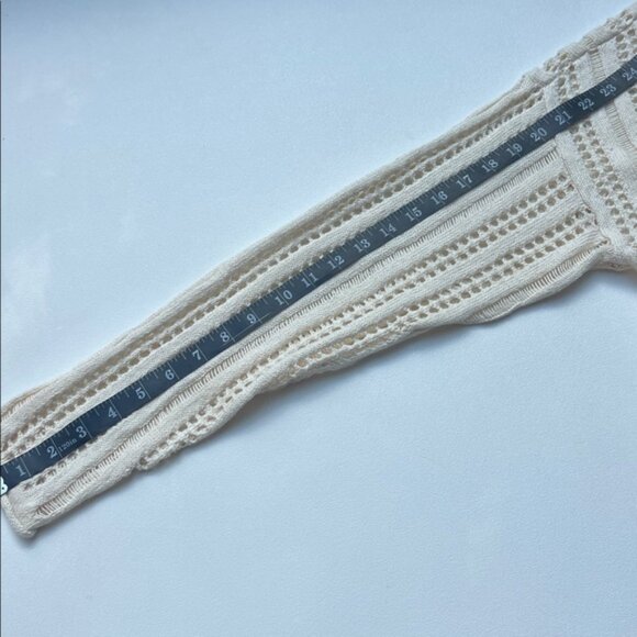 ATM Anthony Thomas Melillo sweater Ivory Knit Long Sleeve office professional XS - Picture 8 of 10